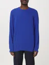Fay Crew-neck Virgin-wool Jumper In Blue