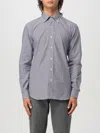 Fay Brown Blue Check Shirt In Multi