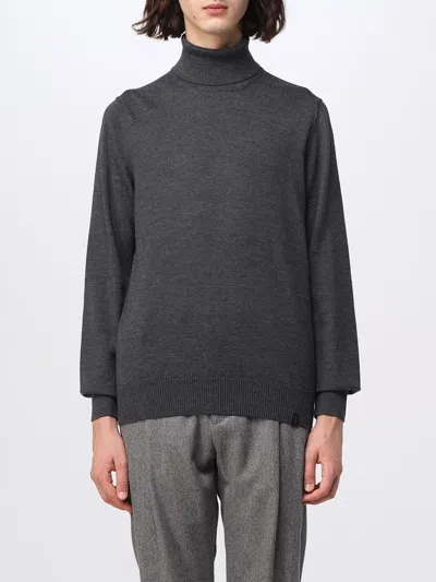 Fay Sweater  Men Color Charcoal In Gray
