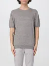 Fay Crew-neck Short-sleeve T-shirt In Grey