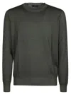 Fay Crewneck Sweater In Green