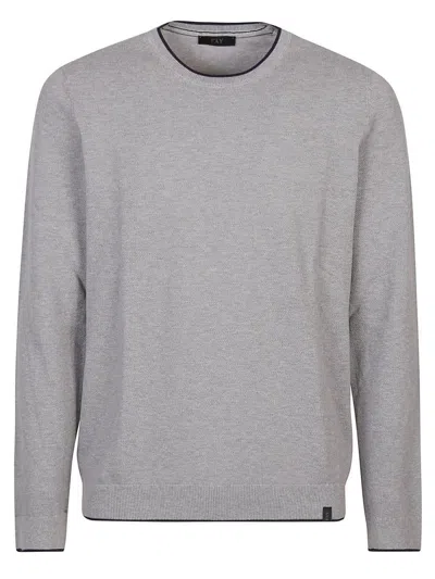 Fay Sweaters In Grey