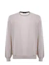 Fay Sweater In Cotton Yarn In Ivory