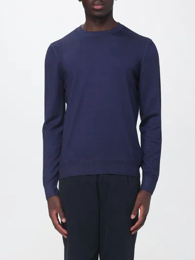 Fay Sweater Men Color Avion In Blue
