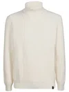 Fay Turtle Neck Sweater In White