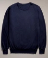 Fay Navy Blue Silk-cotton Blend Jumper