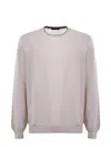 Fay Sweater In Cotton Yarn In Beige