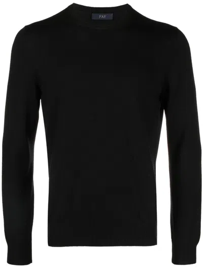 Fay Sweaters In Black
