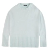 Fay Knitted Long-sleeve Sweater In Blue