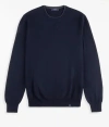 Fay Jumper In Blue Shaved Wool Knit In Blue