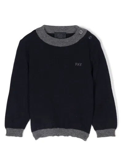 Fay Kids'  Sweaters Blue