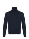 Fay Wool Turtleneck In Blue
