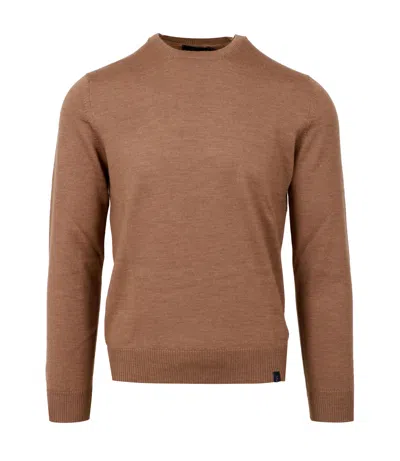 Fay Sweaters Camel In Brown