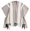 Fay Fringed Wool-blend Coat In Gray