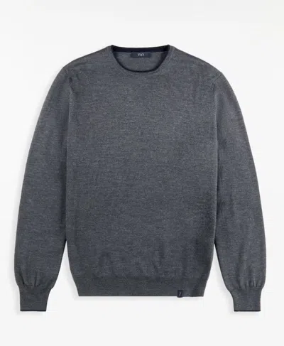 Fay Jumper In Grey Shaved Wool Knit In Gray