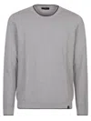 Fay Crew Neck Sweater In Grey