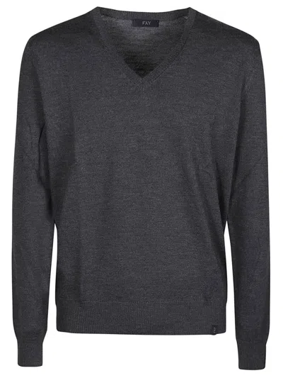 Fay Sweaters In Grey
