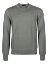 Fay Crew-neck Wool Sweater In Multi