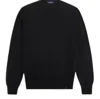Fay Jumper In Blue Shaved Wool Knit In Multicolor
