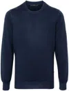 Fay Logo-embroidered Sweater In Multicolor