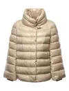 Fay Down Jacket With Nylon Hook In Neutral