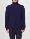 Fay Turtle Neck Sweater In Royal Blue