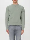 Fay Green Military Sweatshirt In Sage