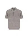 Fay Short-sleeved Polo Shirt In Brown