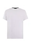Fay Embroidered-logo Crew-neck T-shirt In White