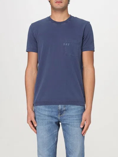 Fay T-shirt  Men Color Blue
