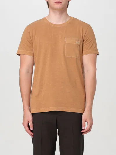 Fay T-shirt  Men Color Tobacco In Tobacco