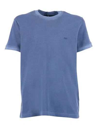 Fay Blue Piquet Tinto Frosted T-shirt