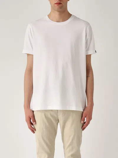 Fay T-shirt Jersey Regular T-shirt In Bianco