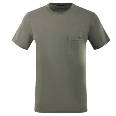 FAY T-SHIRT MAN FAY - T-SHIRT - MILITARY GREEN