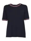 Fay Blue Short-sleeved Shirt In Blue
