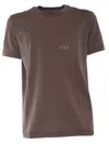 Fay T Shirts And Polos In Brown
