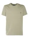 Fay Cotton T-shirt In Green