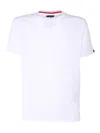 Fay Blue Tag T-shirt In White