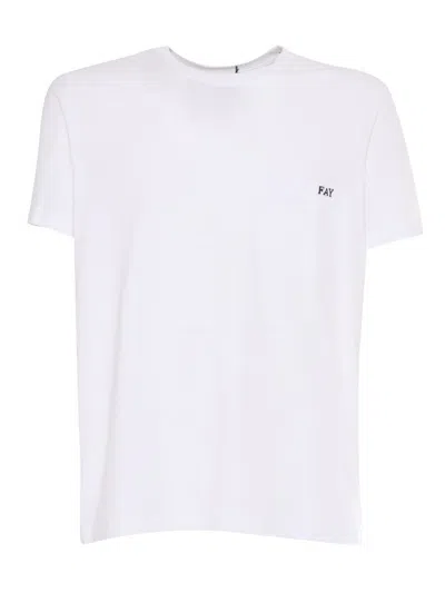 Fay T-shirt M/c In White