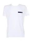 Fay White T-shirt With Pocket In White