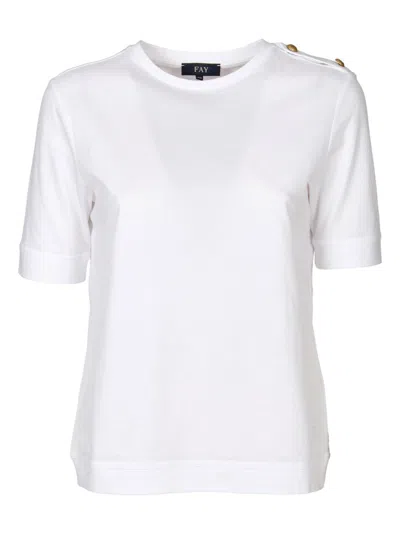 Fay T-shirt In White