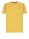 Fay T-shirt With Logo In Yellow