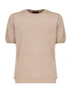 Fay Linen And Cotton T-shirt