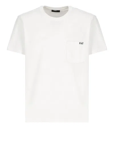 Fay T-shirts And Polos In White