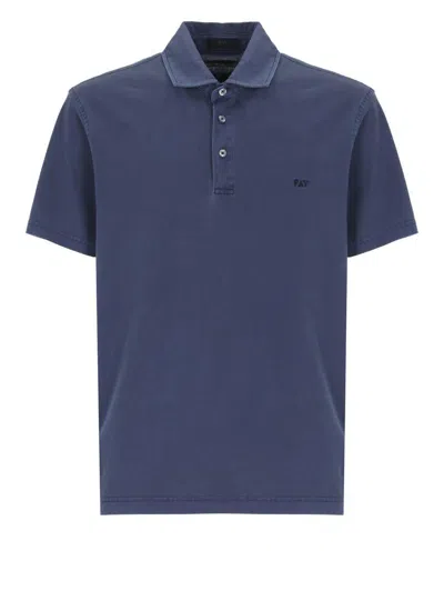 Fay T-shirts And Polos In Blue