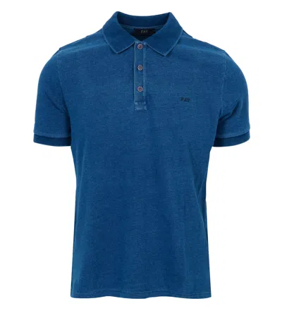 Fay T Shirts And Polos In Blue