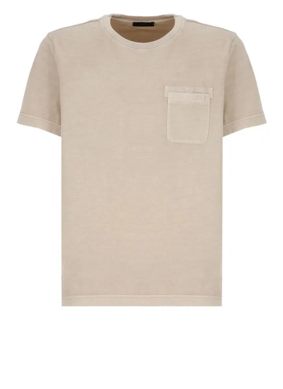 Fay T-shirts And Polos Beige