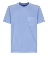Fay T-shirt Jersey Satinata T-shirt In Blue