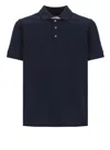 Fay Men Short-sleeved Cotton Polo Shirt In Blue