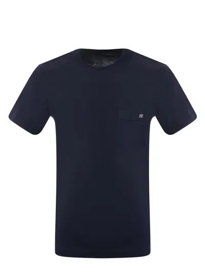 Fay T-shirts And Polos In Blue